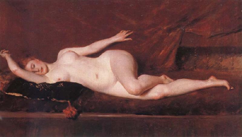 William Merritt Chase Study of curves oil painting image